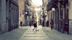A photo of people in the country to represent who hunger in Spain can impact.