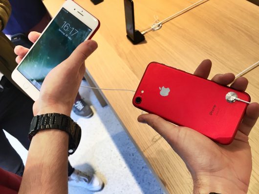 Red iPhone 7