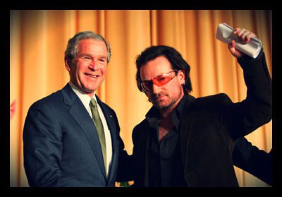 Bush and Bono
