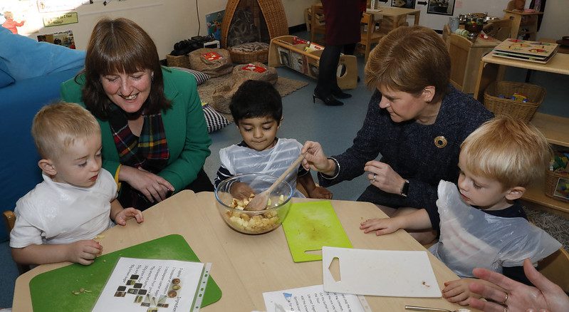 Child poverty rate in Scotland