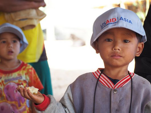 Foreign aid gives back