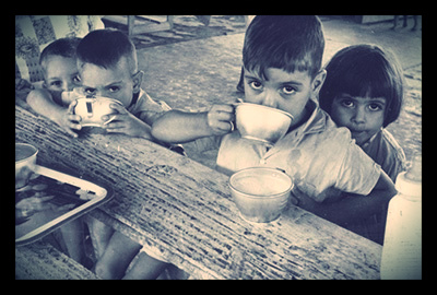 how many people go hungry?