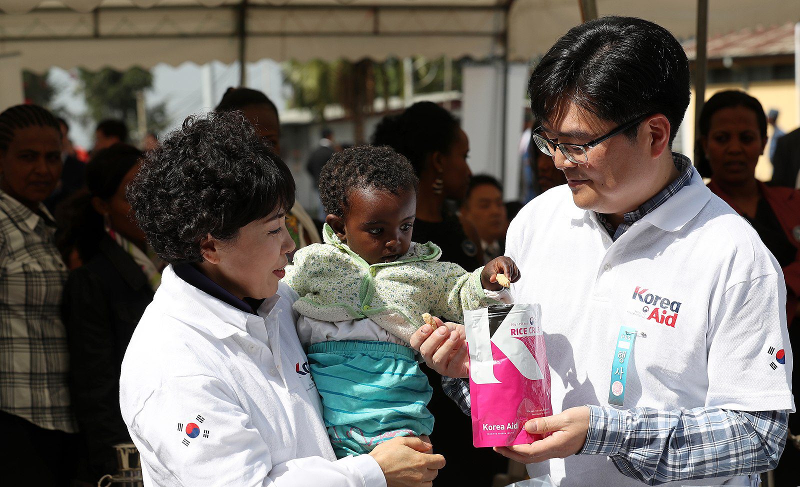 humanitarian aid in South Korea