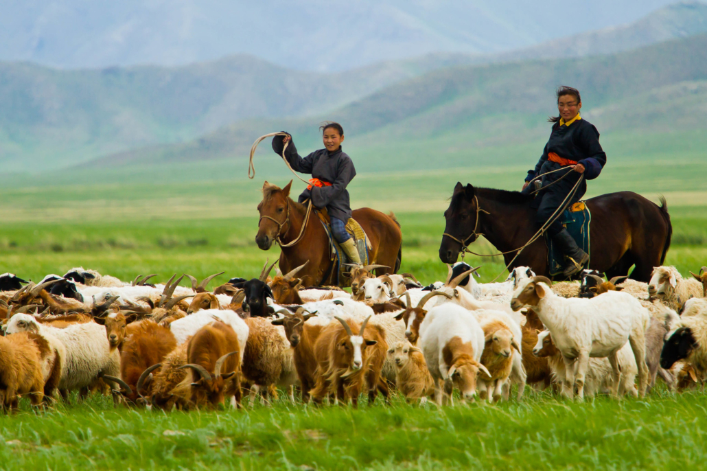 Nomads in Mongolia