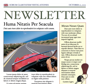 Newsletter Example