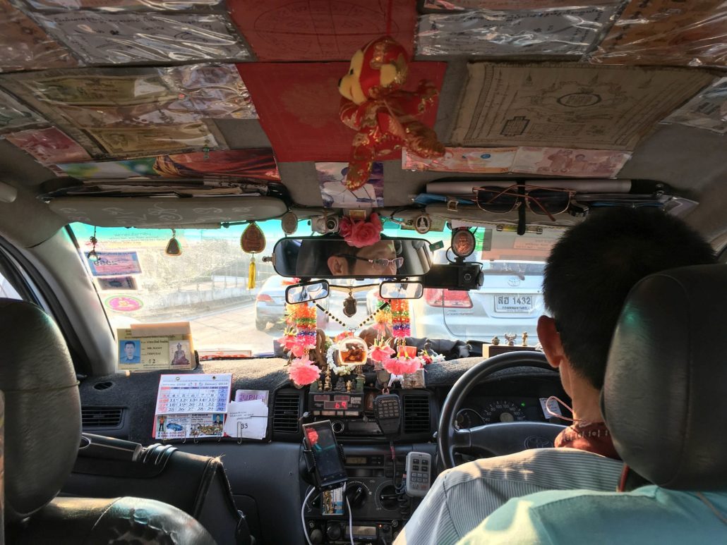 Taxi Gardens in Thailand
