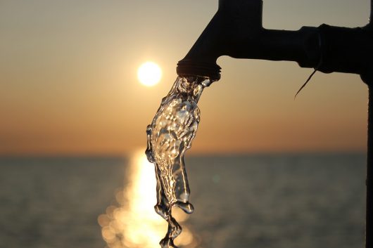 Poor water quality in Indonesia