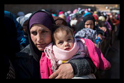 displaced syrian refugees