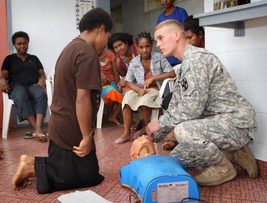 humanitarian aid to micronesia
