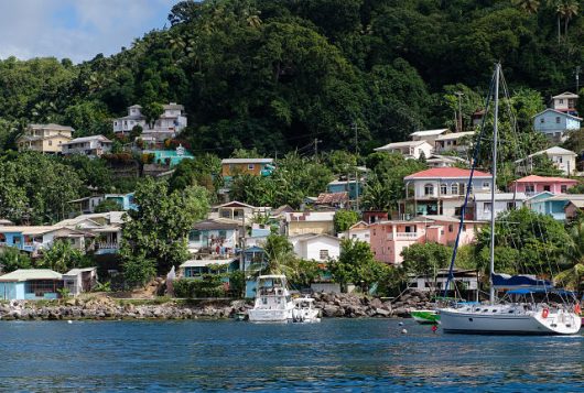 humanitarian aid to st. lucia